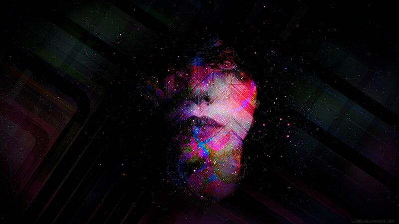 Abstract Face in Space