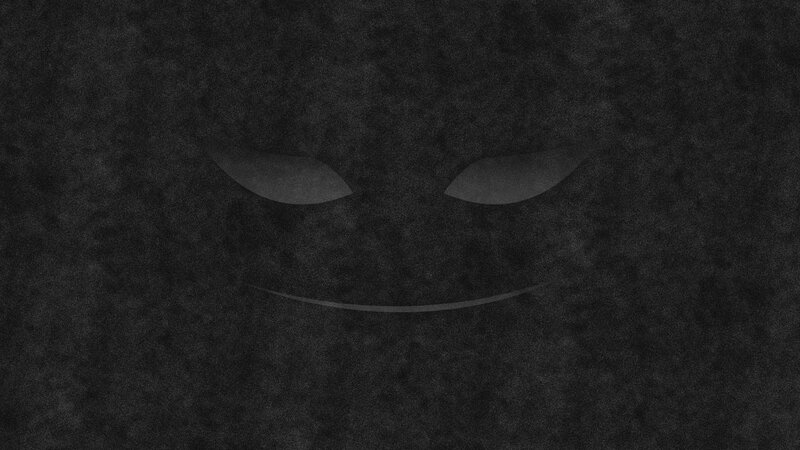Abstract Face on Dark Background