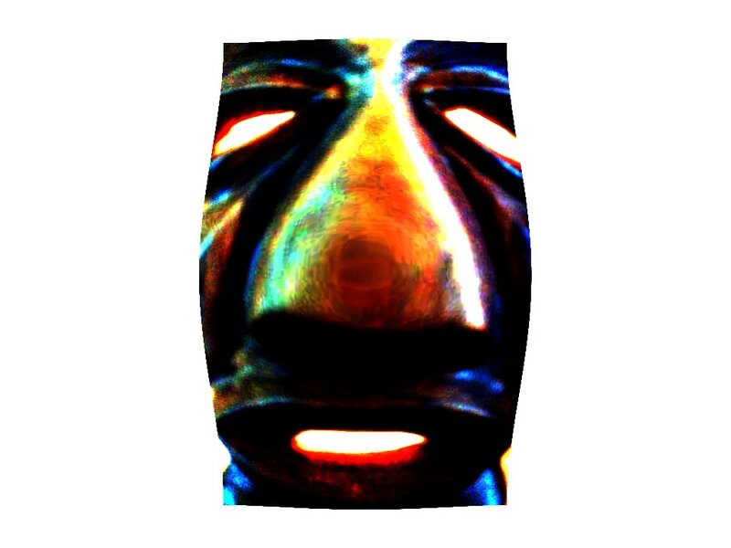 Abstract Face Sculpture