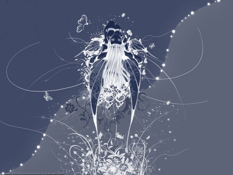 abstract fairy art wallpaper