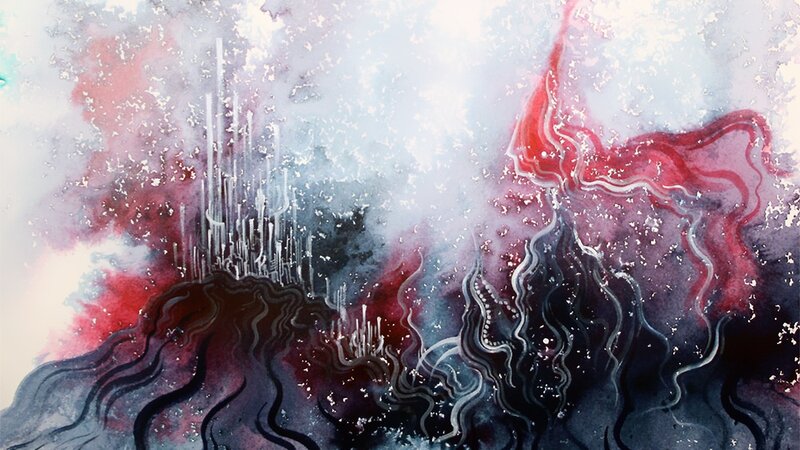 abstract fantasy landscape