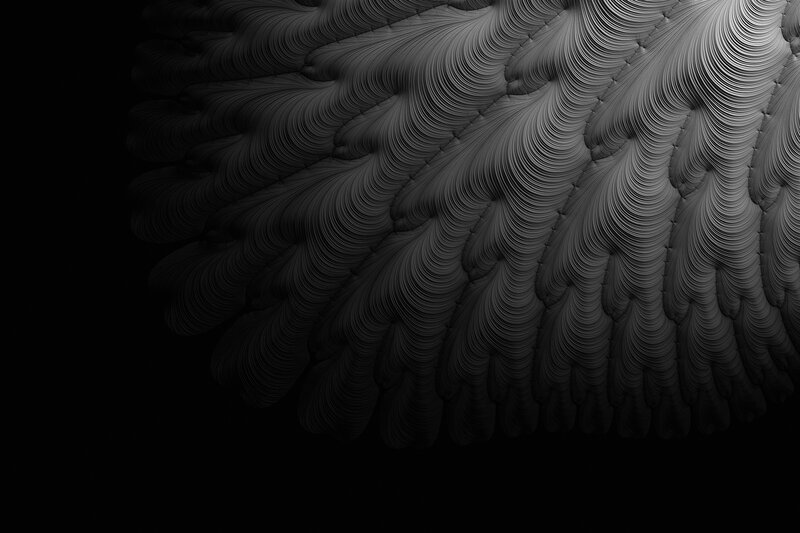 Abstract Feather-like Pattern