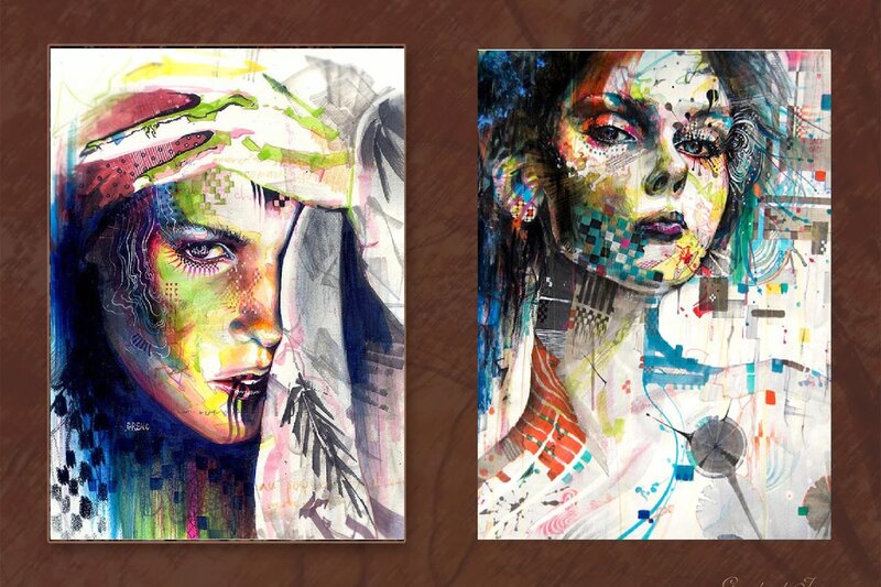Abstract Female Portraits