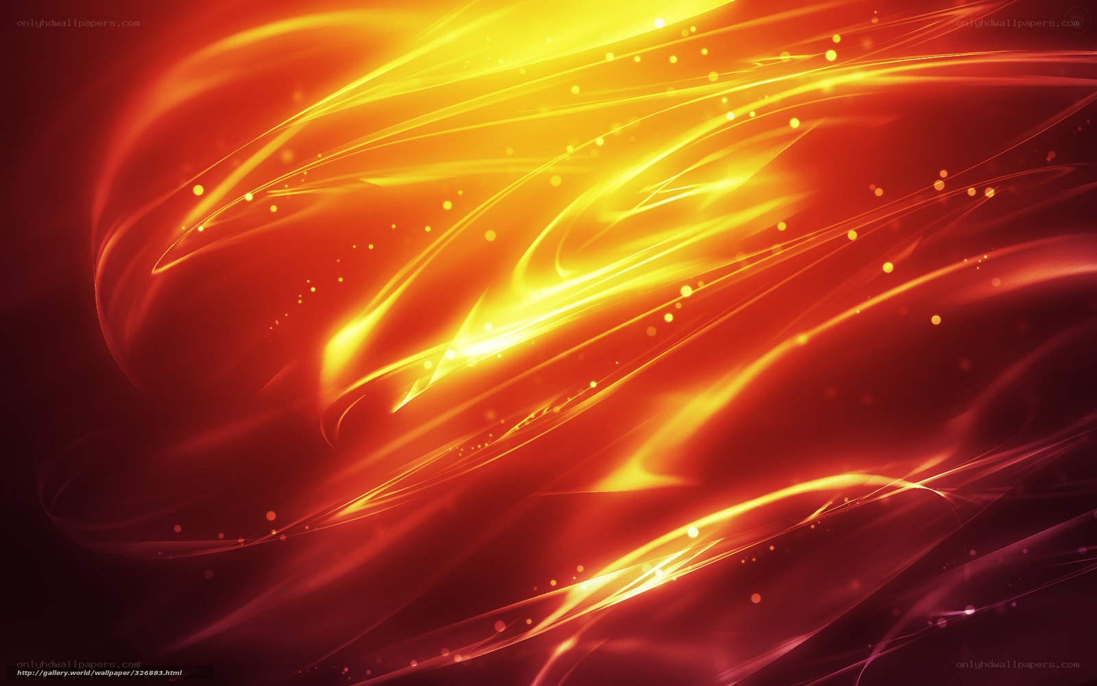 Abstract fiery motion background