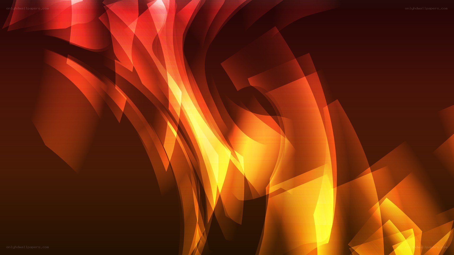 Abstract fiery motion design