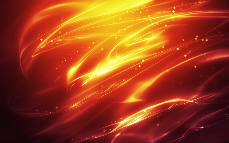 Abstract fiery motion