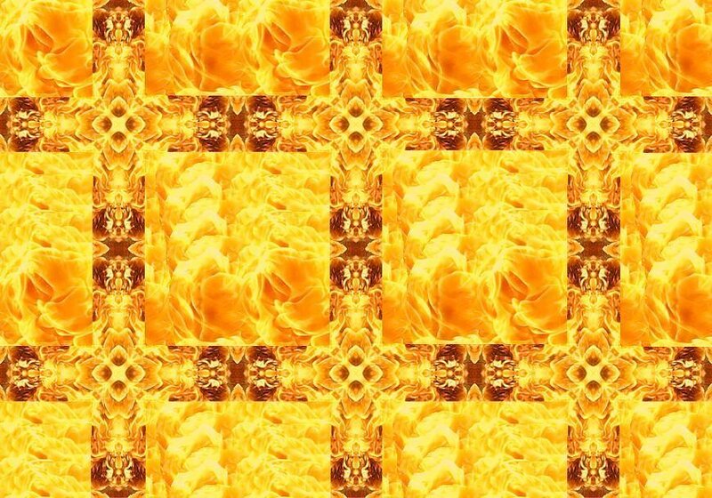 Abstract fiery pattern