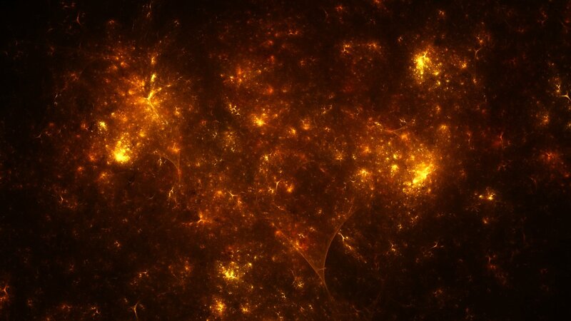 Abstract Fiery Pattern — Orange