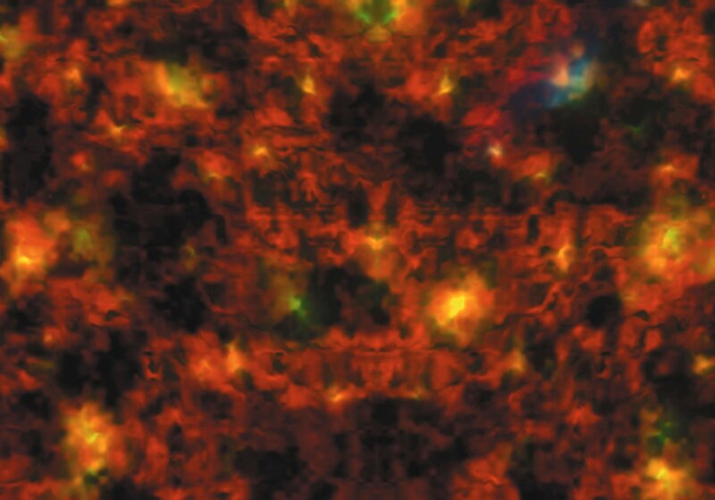 Abstract Fiery Pattern — Red, Intense