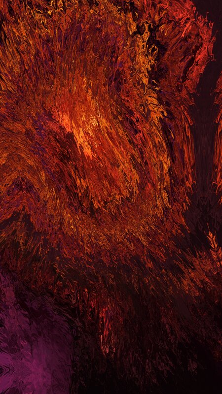 Abstract Fiery Swirl — Red