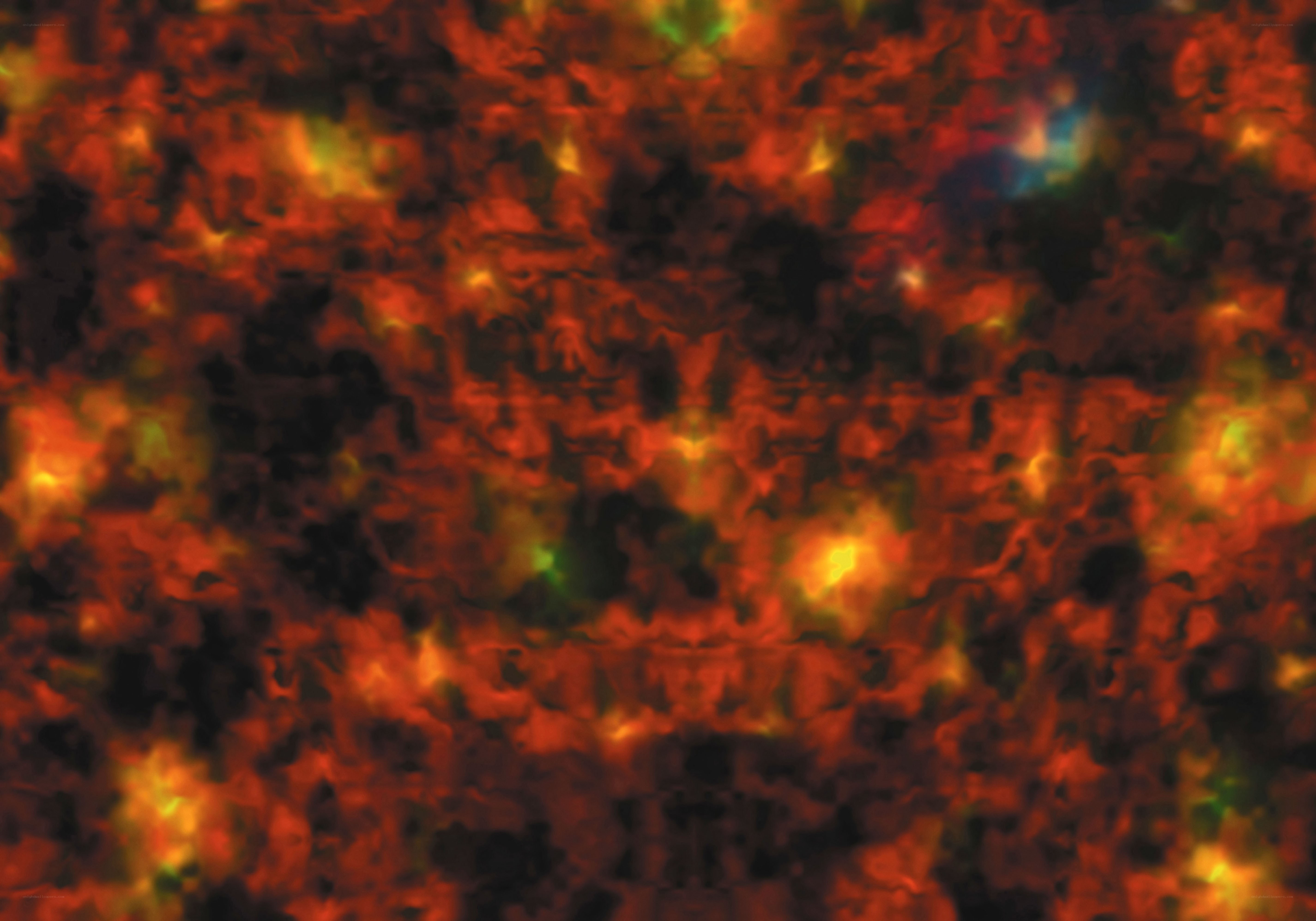 Abstract fiery texture