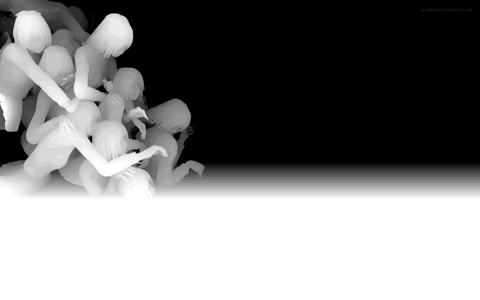 abstract figure cluster