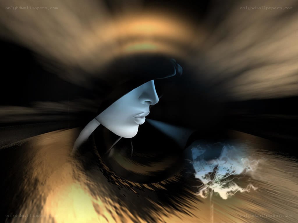 abstract figure in motion