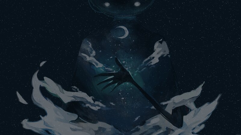 Abstract Figure in Space