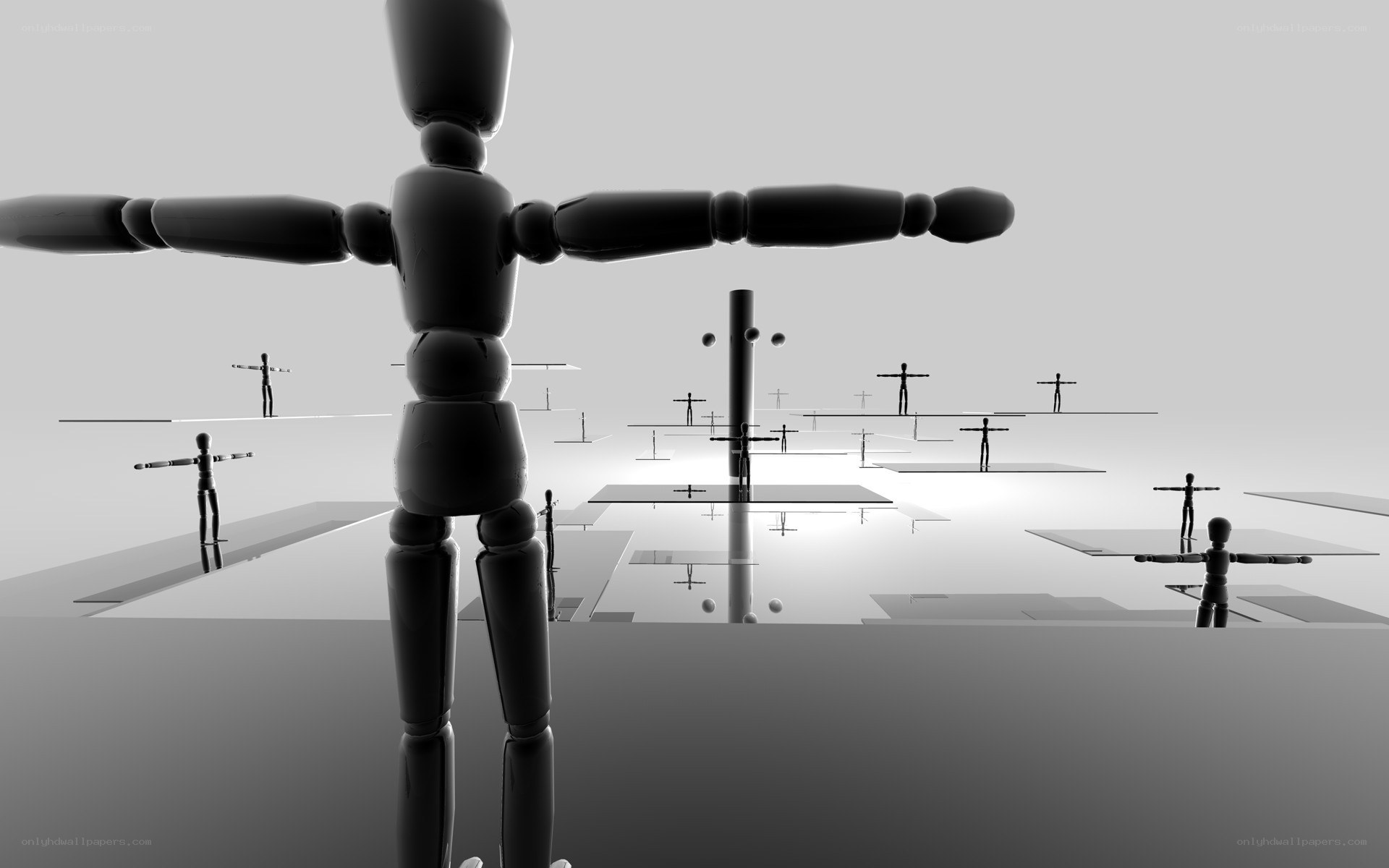 abstract figure landscape