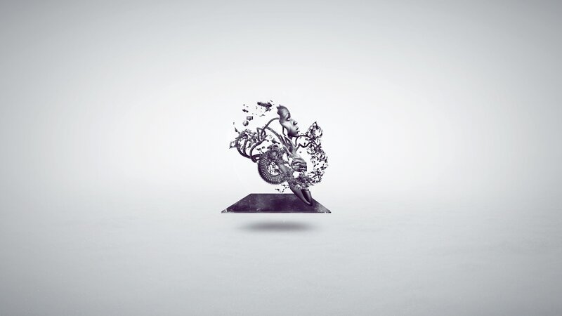 abstract figure sculpture