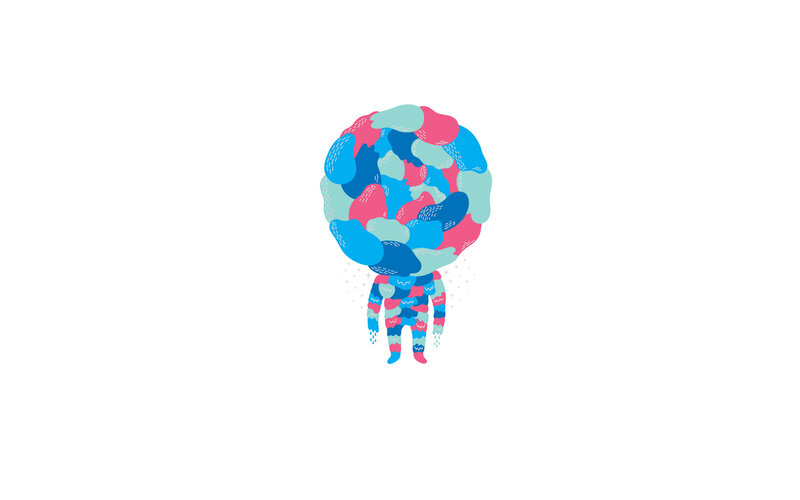 Abstract Figure with Large Head
