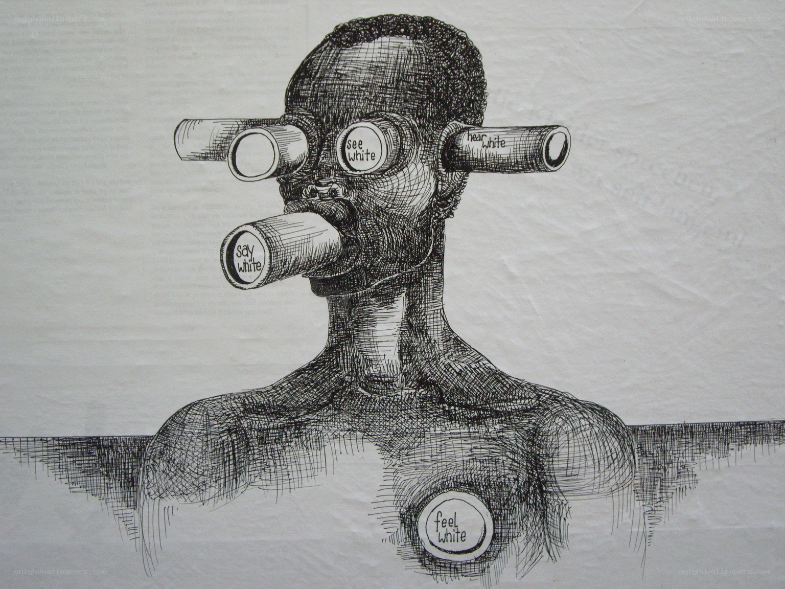 abstract figure with text tubes
