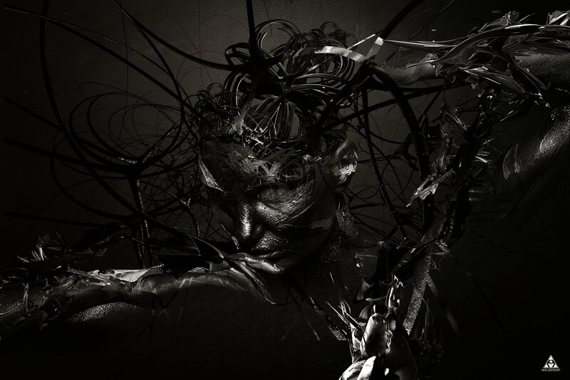 Abstract Figure with Wires