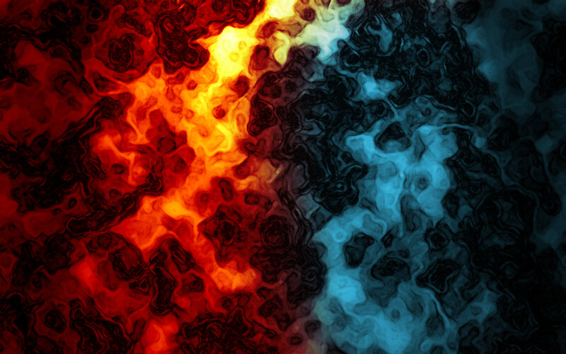 abstract fire and ice texture