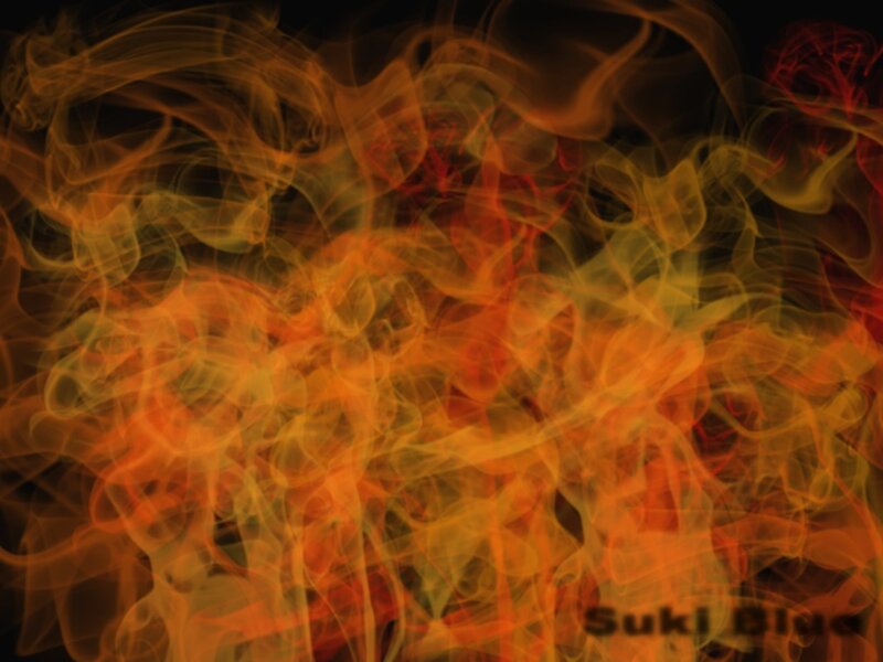 Abstract fire and smoke background