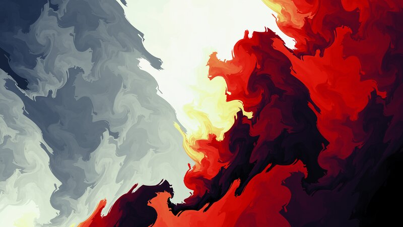 Abstract Fire and Smoke