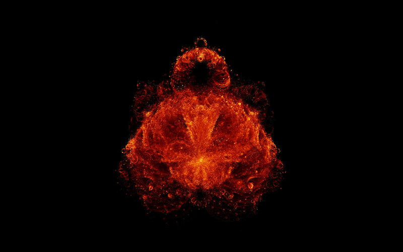 abstract fire explosion