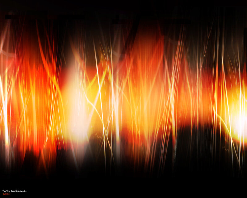 Abstract fire light streaks
