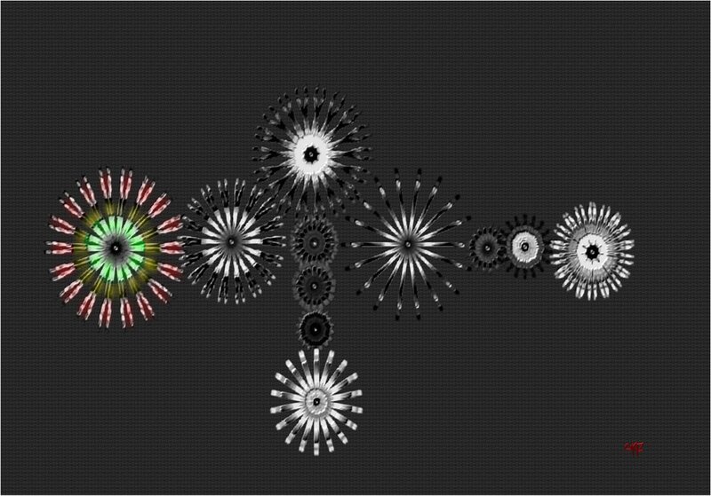 Abstract Firework Patterns