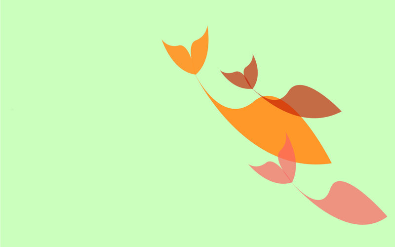 Abstract Fish Shapes