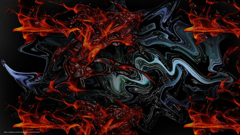 Abstract Flame and Liquid Swirls