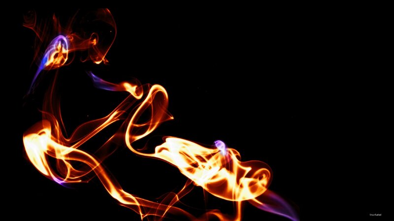 Abstract Flame and Smoke