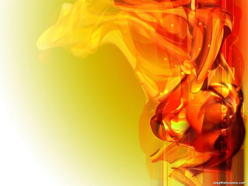Abstract Flame Design — Orange