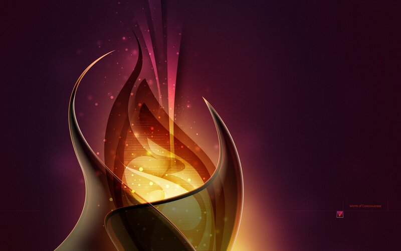 Abstract flame design