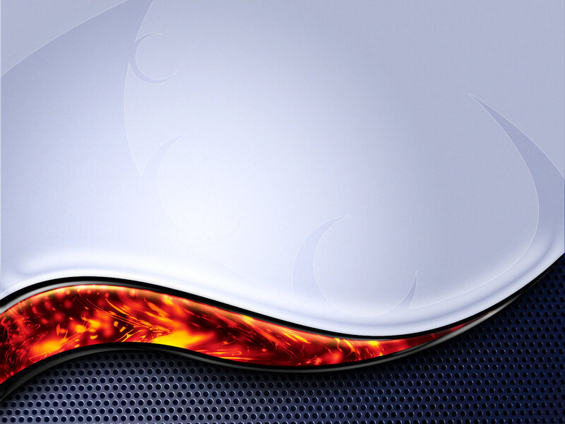 Abstract Flame Design — White