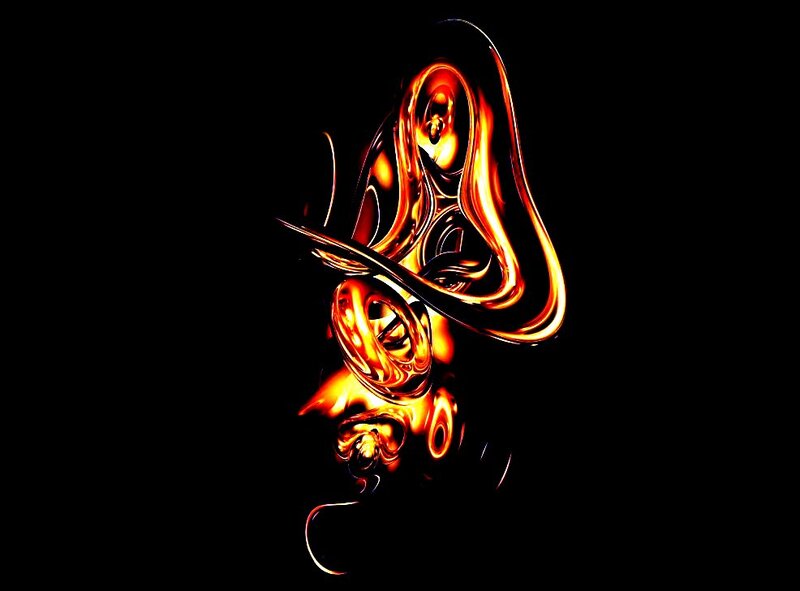 Abstract Flame-like Form