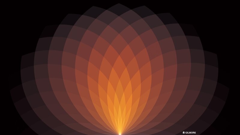 Abstract Flame Pattern — Orange, Calm
