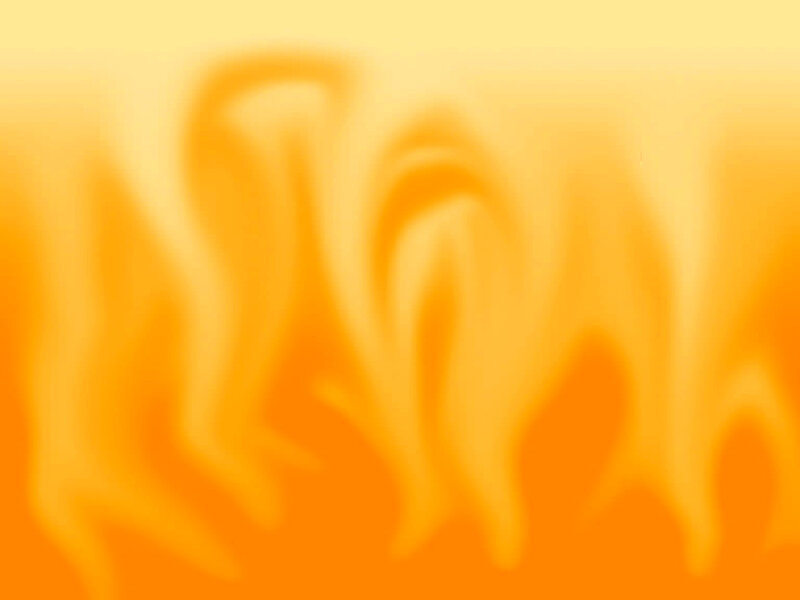 Abstract Flame Pattern — Orange