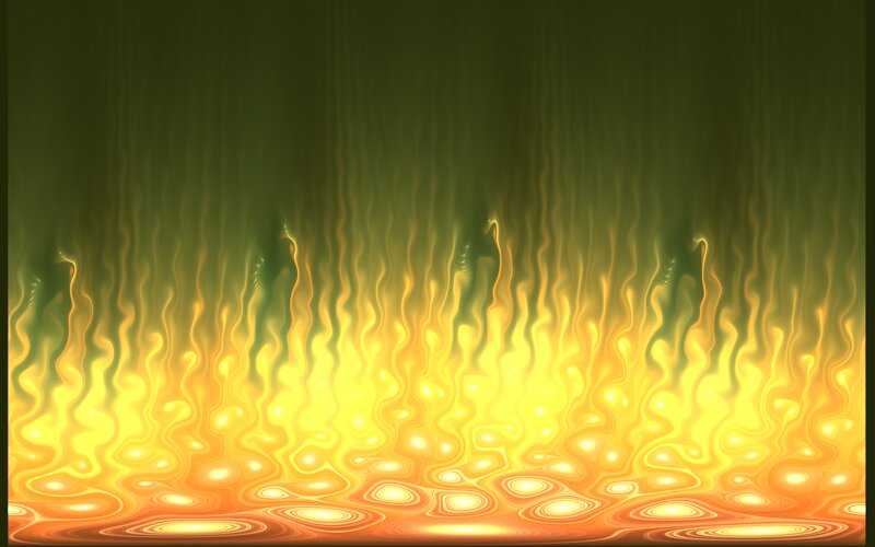 Abstract Flame Pattern — Yellow, Dramatic