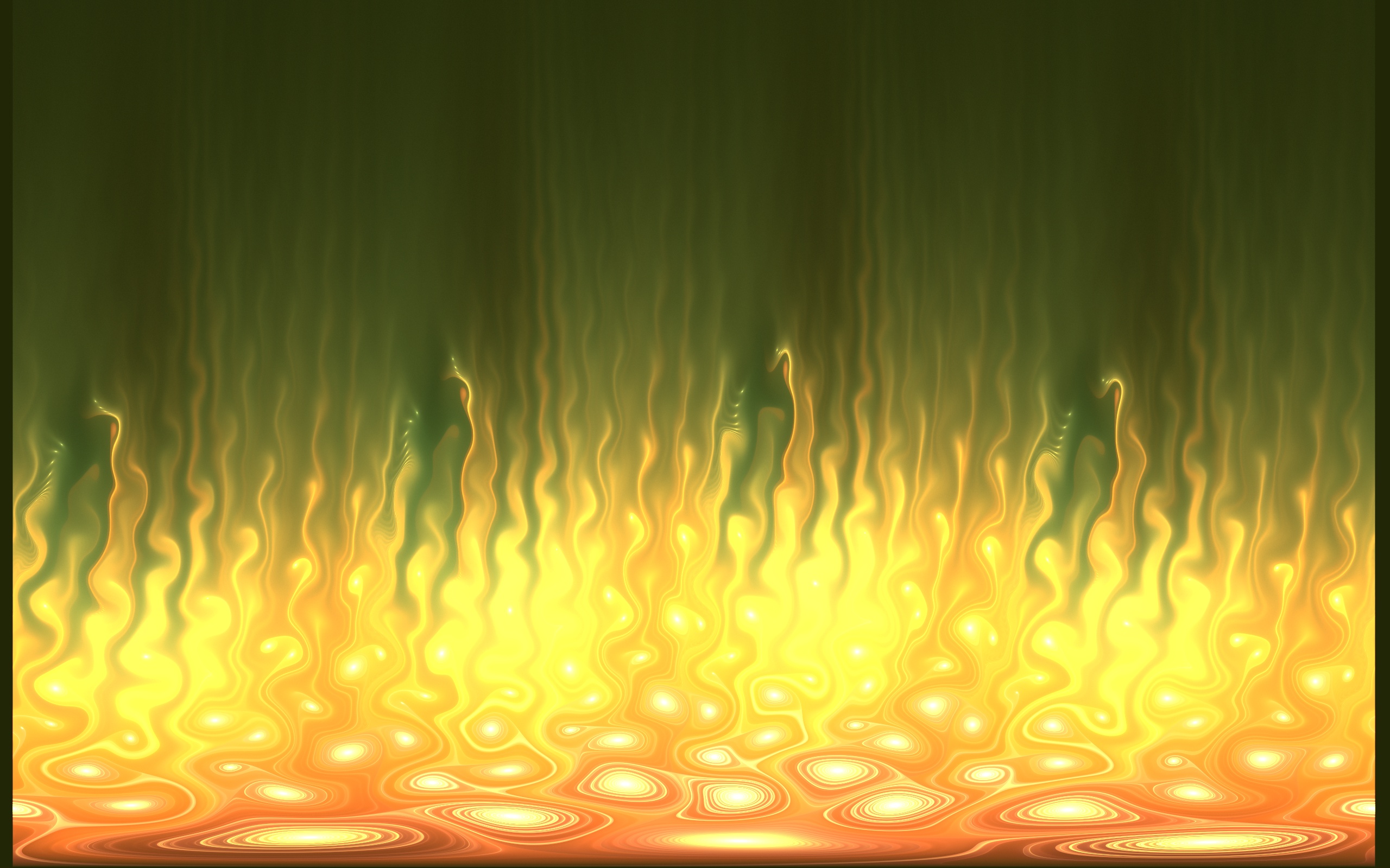 Abstract flame pattern