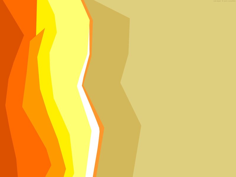 Abstract Flame Shapes — Yellow
