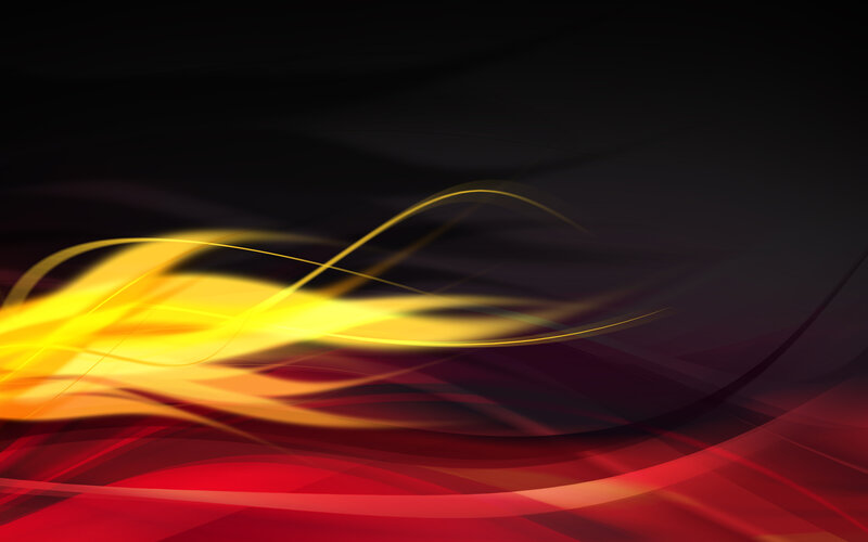 Abstract Flame Waves — Red