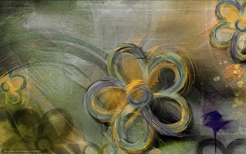 abstract floral art background