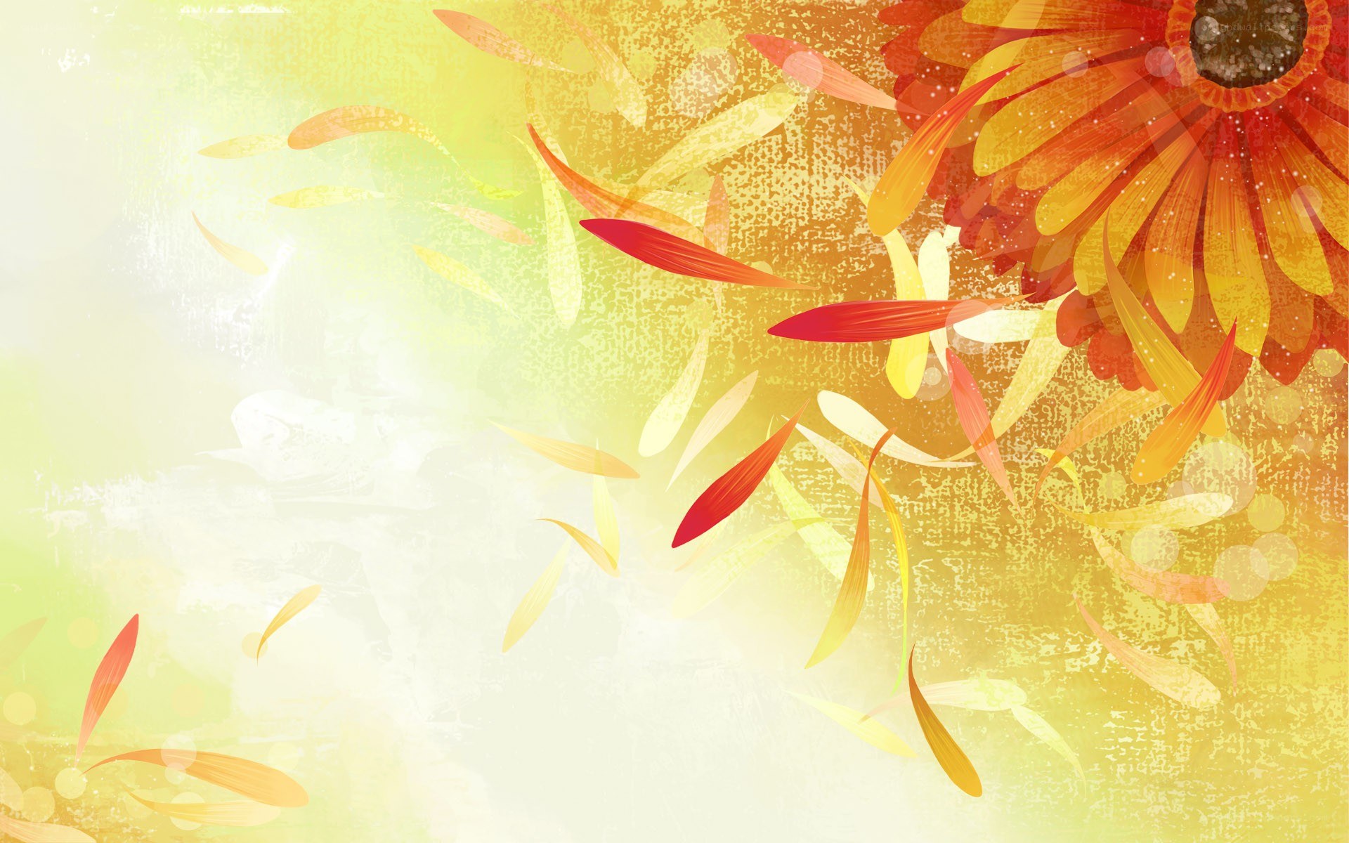 Abstract floral background art