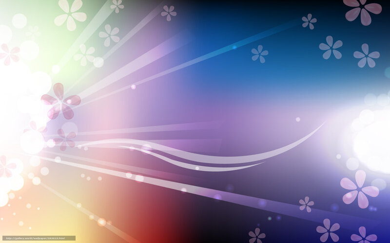 Abstract Floral Background — Blue, Calm