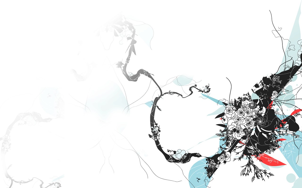 abstract floral design