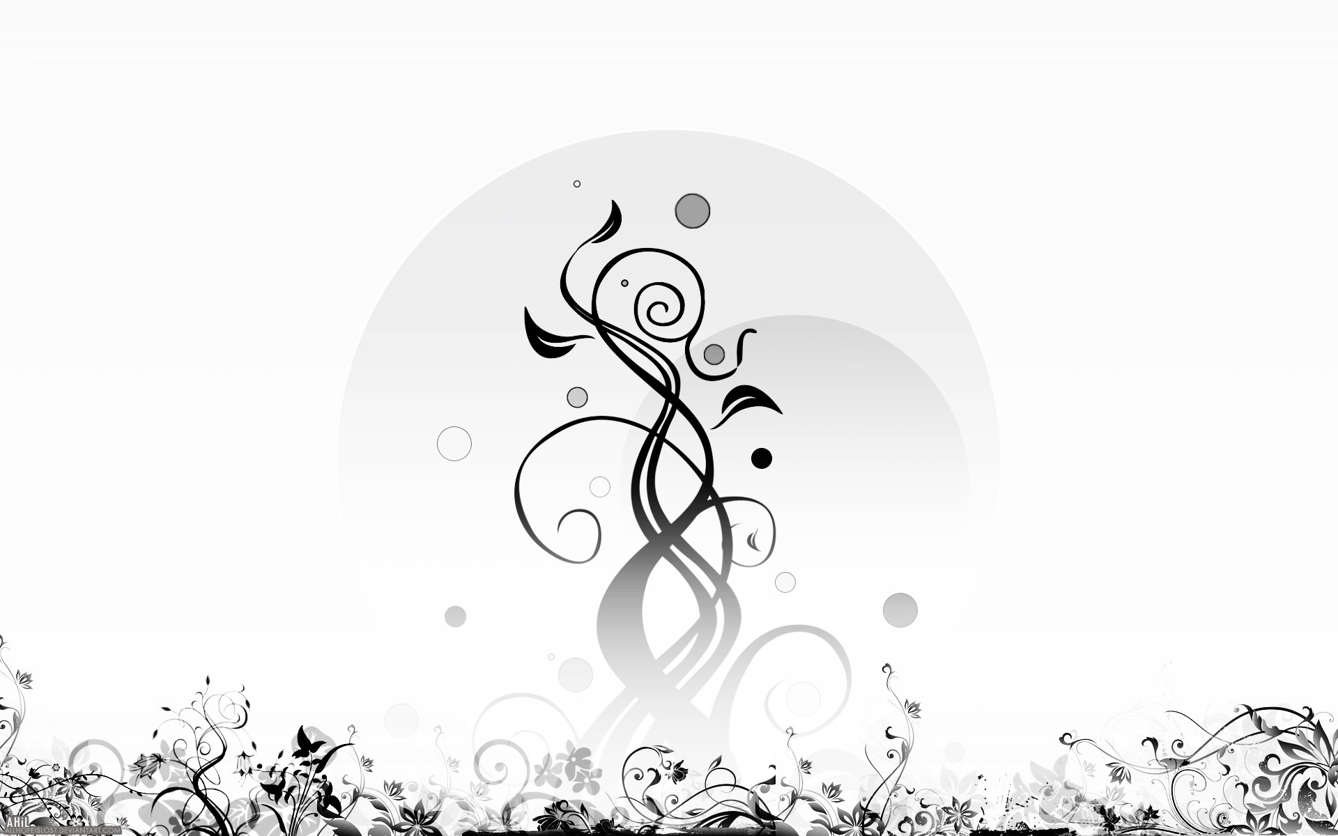 abstract floral design