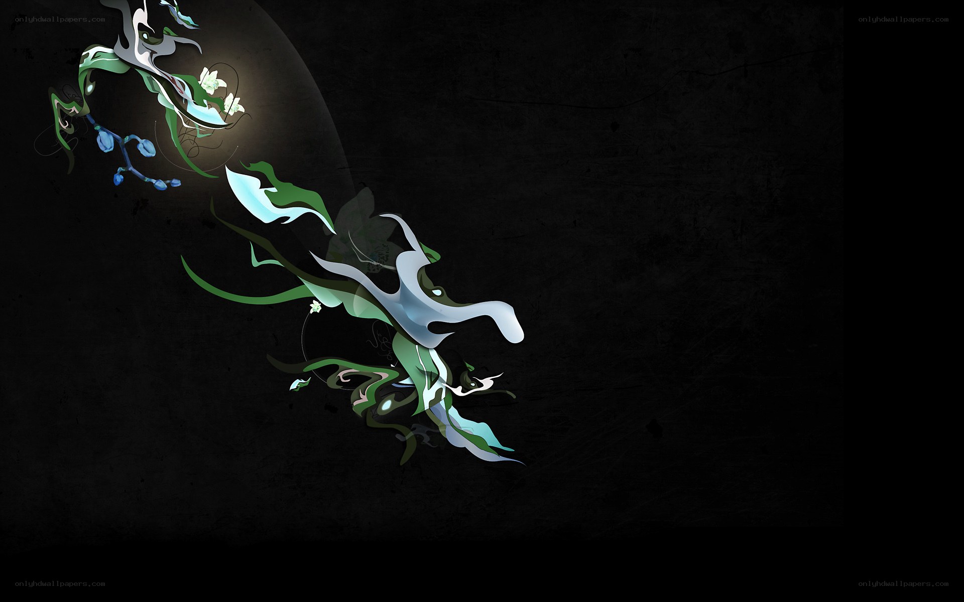 abstract floral design