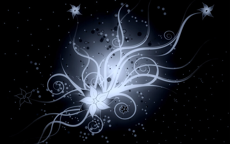 Abstract floral design