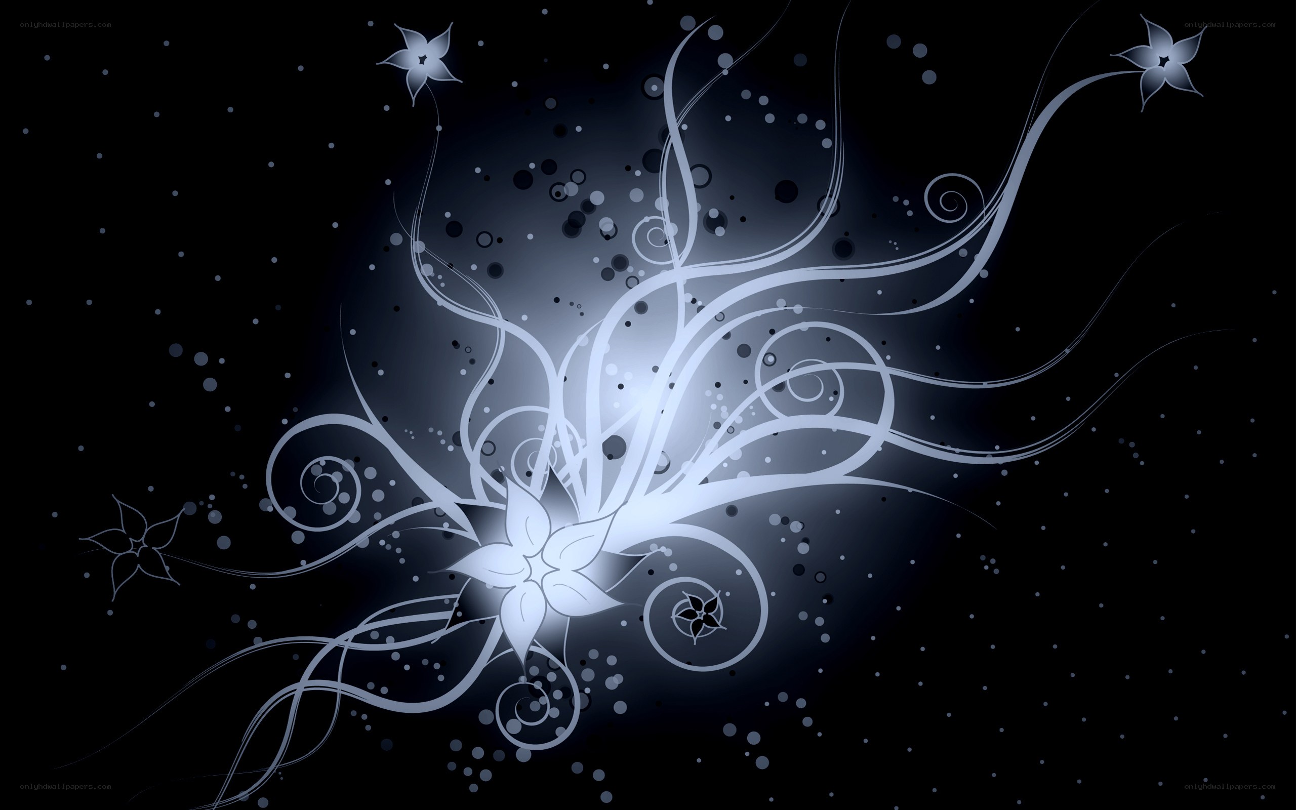 Abstract floral design